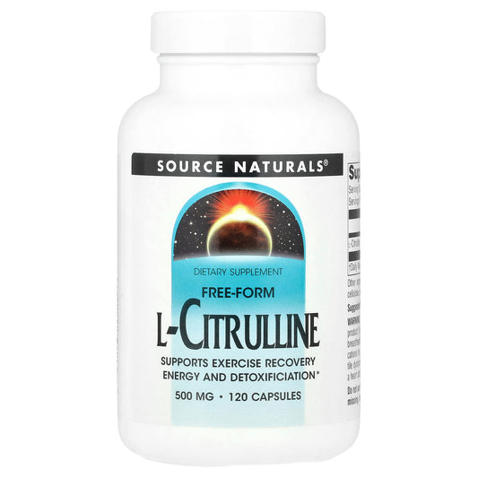 Source Naturals, L-Citrulline, 500 mg, 120 Capsules - Image 1