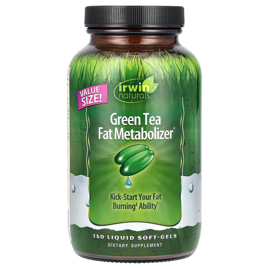 Green Tea Fat Metabolizer Liquid Soft-Gels - Boost Metabolism & Burn Fat - Image 1