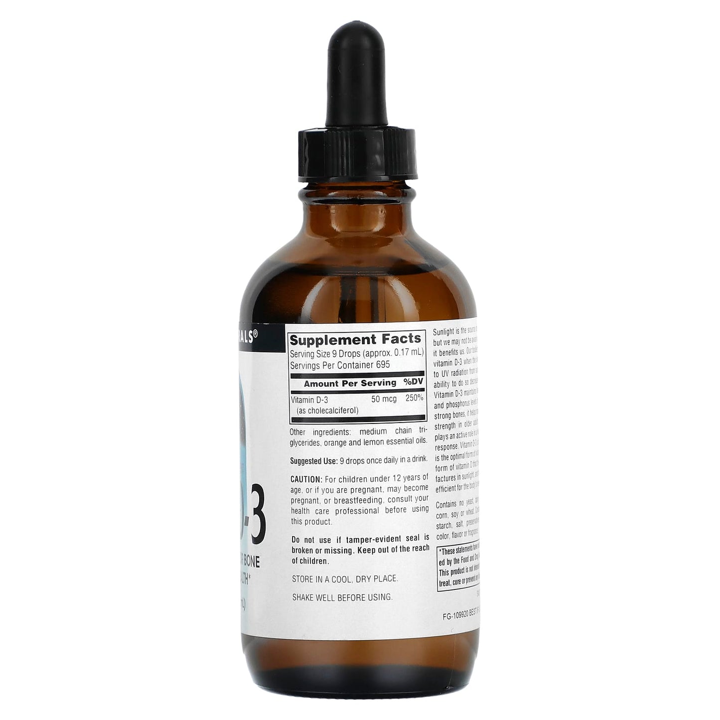 Source Naturals, Vitamin D-3, 50 mcg, 4 fl oz (118.28 ml)