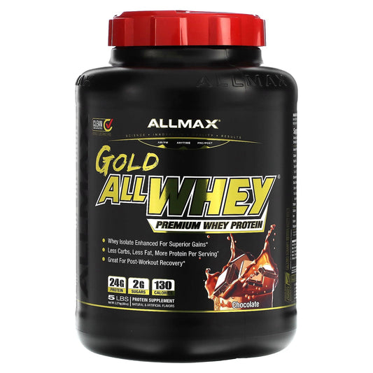 Premium GOLD ALLWHEY Whey Protein Powder for Lean Muscle Gains - Image 1