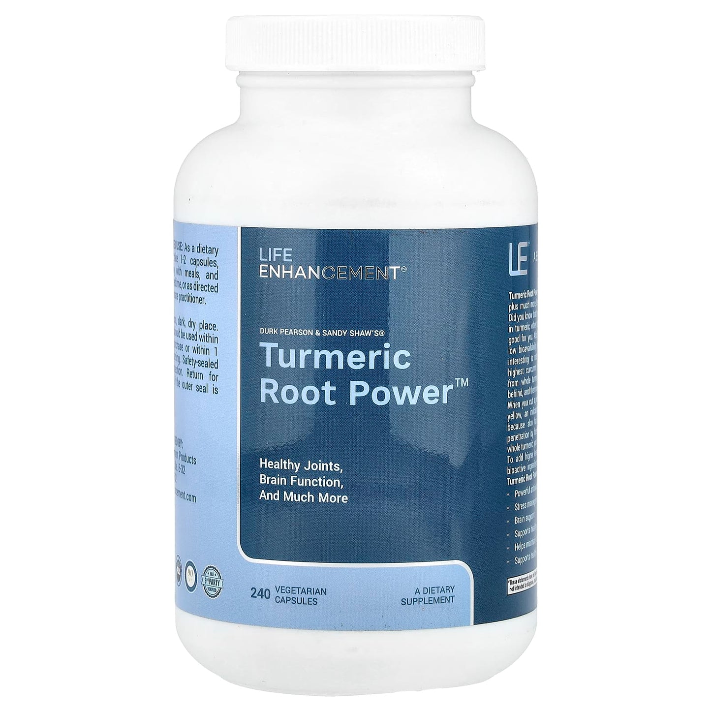 Life Enhancement, Turmeric Root Power™, 240 Vegetarian Capsules (600 mg per Capsule) - Image 1