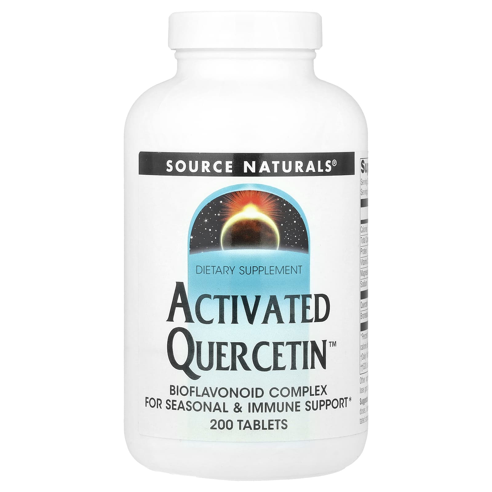 Source Naturals, Activated Quercetin™, 200 Tablets - Image 1