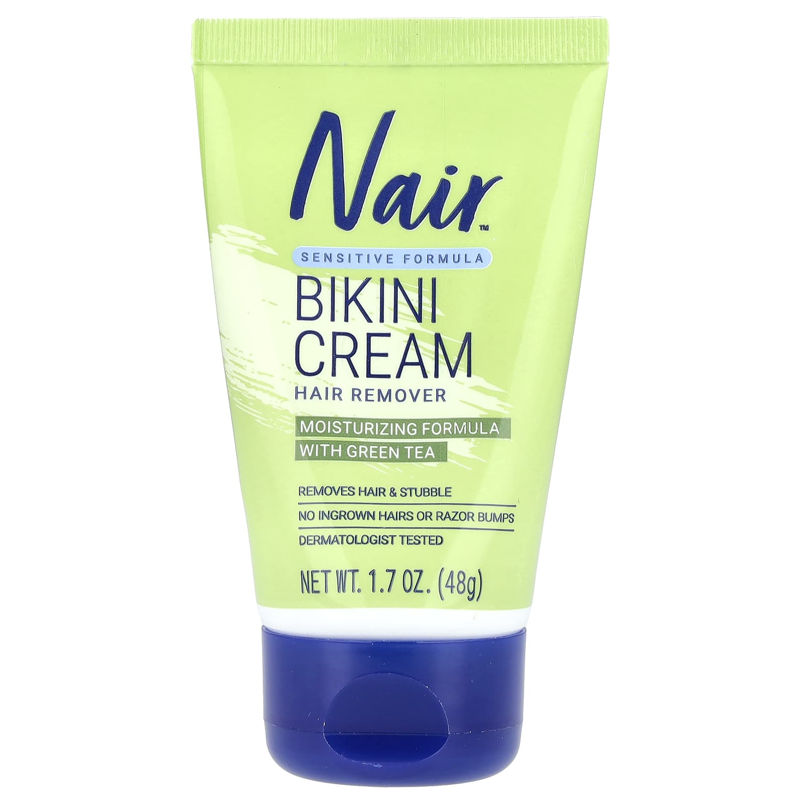 Nair, Hair Remover, Bikini Cream, Sensitive Formula, 1.7 oz (48 g) - Image 1