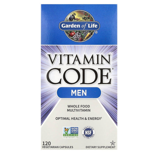Garden of Life Vitamin Code Whole Food Multivitamin for Men Energy & Wellness - Image 1