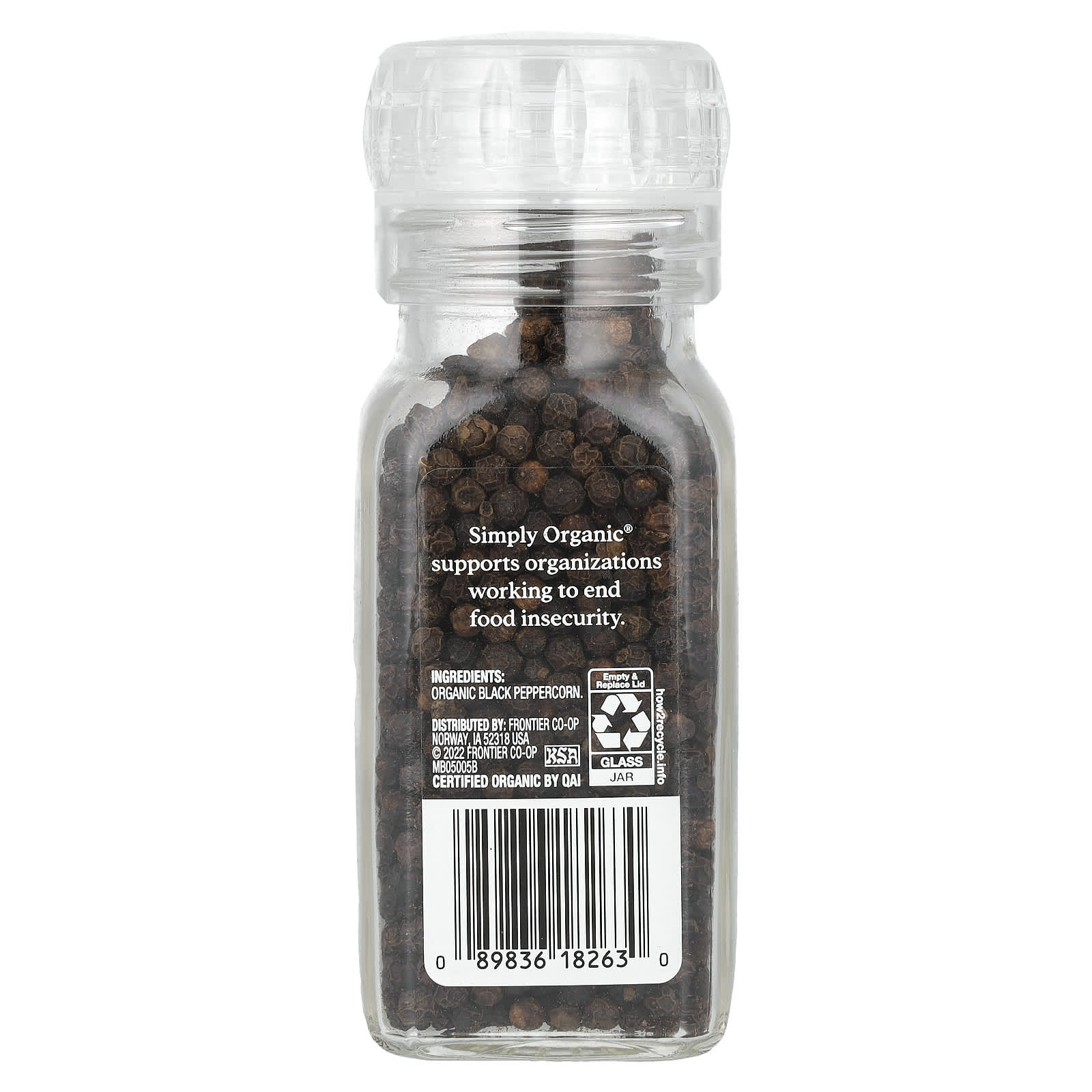 Simply Organic, Daily Grind, Black Peppercorn, 2.65 oz (75 g) - Image 2