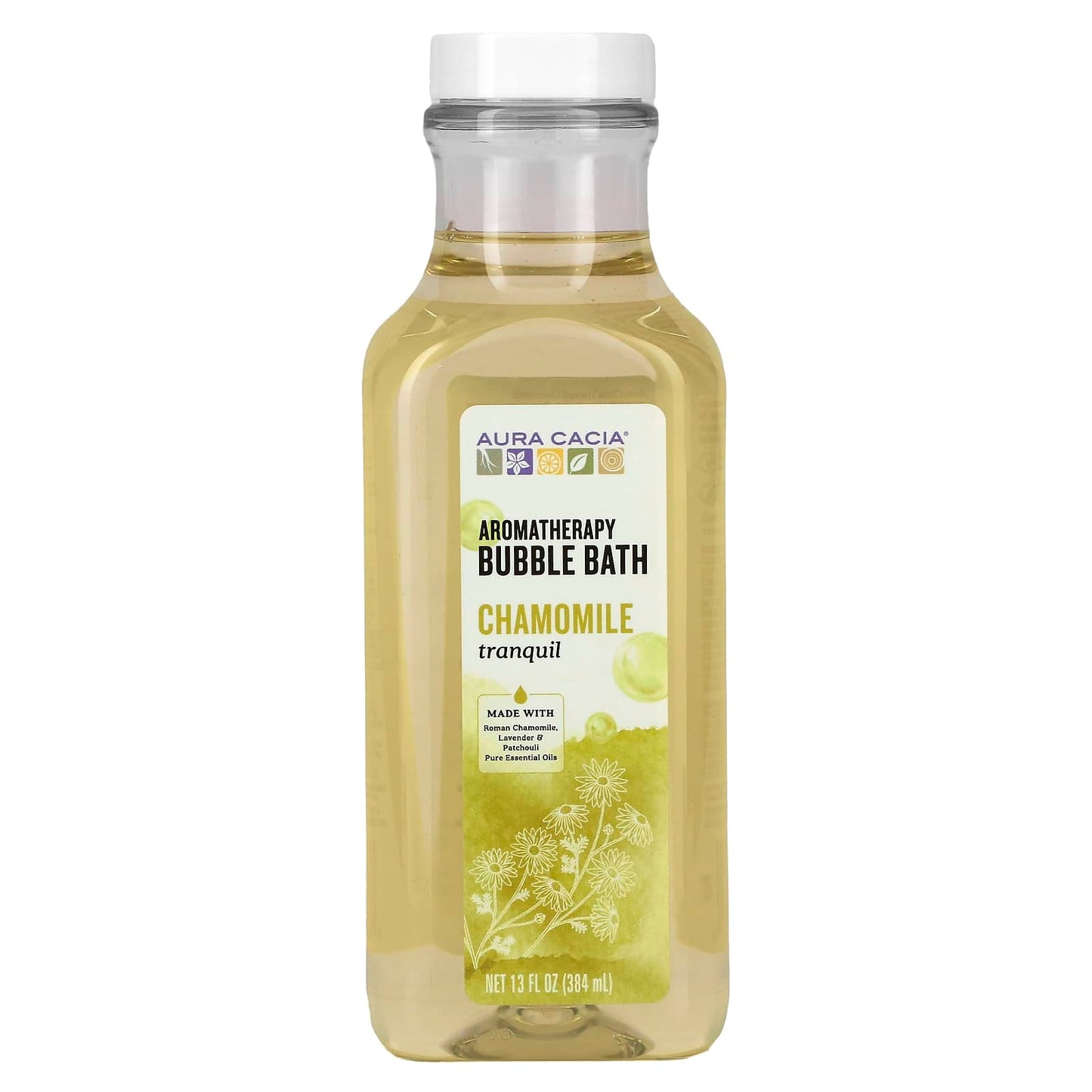 Tranquil Bliss Aromatherapy Bubble Bath 13 fl oz - Aura Cacia - Image 1