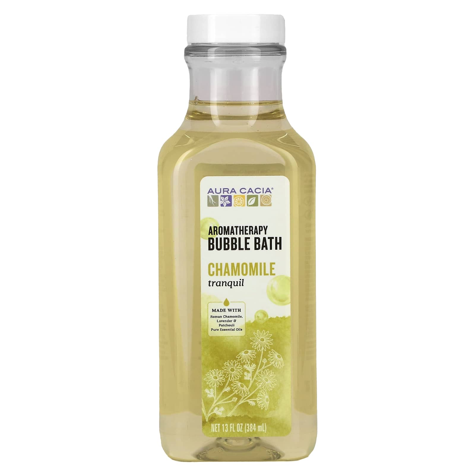 Tranquil Bliss Aromatherapy Bubble Bath 13 fl oz - Aura Cacia - Image 1