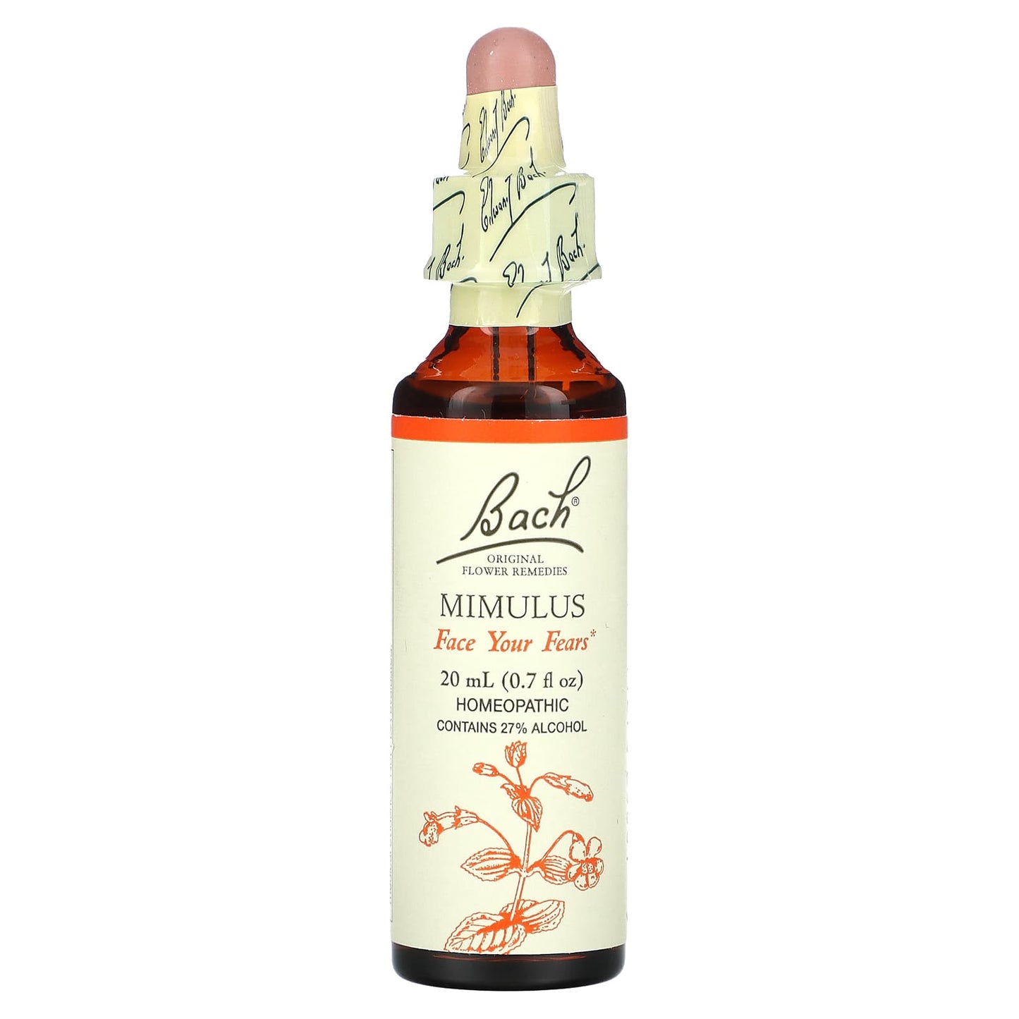 Face Your Fears with Bach Original Flower Remedies - Mimulus 0.7 fl oz - Image 1