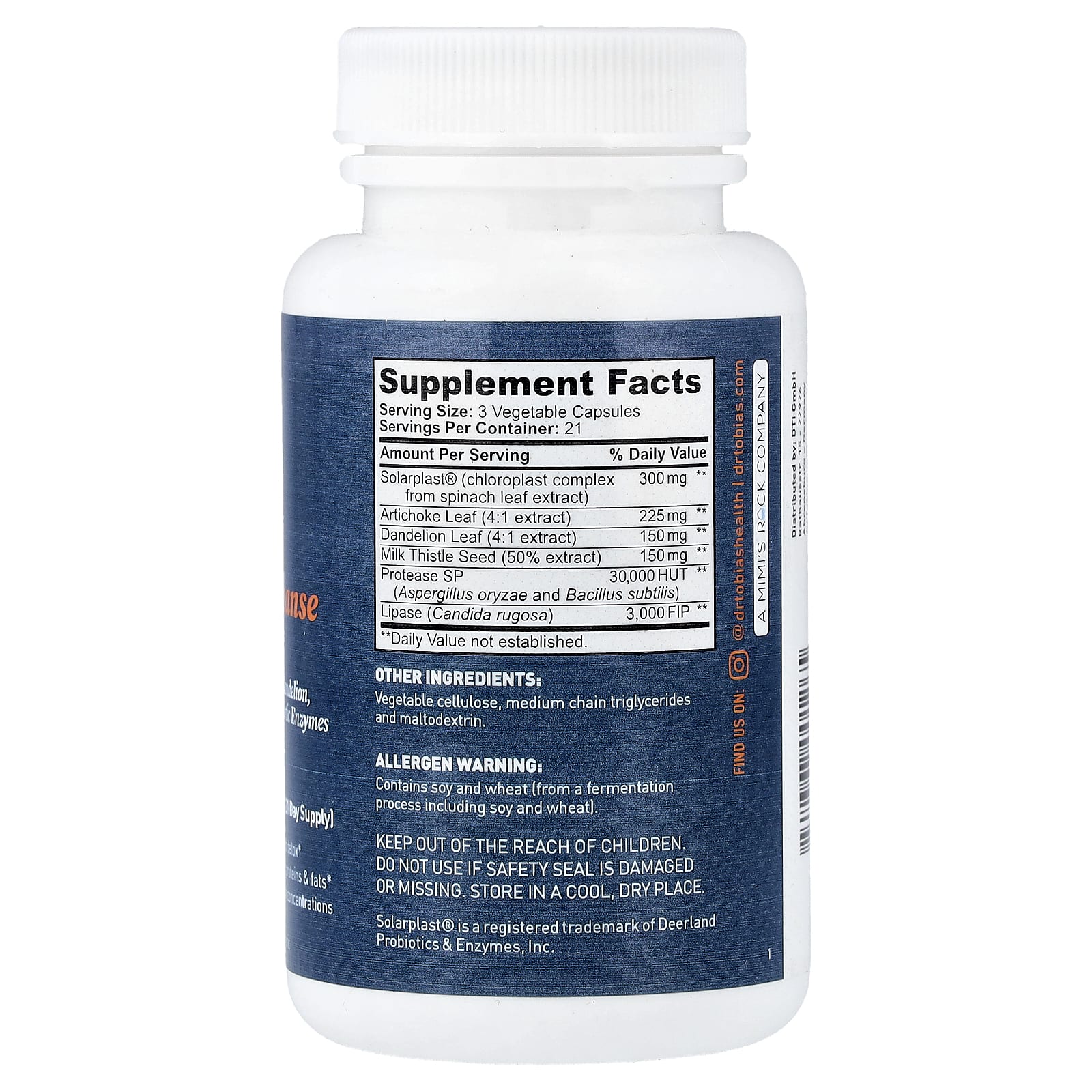 Dr. Tobias 21 Day Liver Cleanse & Detox - 63 Vegetarian Capsules - Image 2