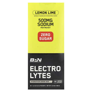 BPN Electrolyte Hydration Drink Mix | Lemon Lime, 30 Packets