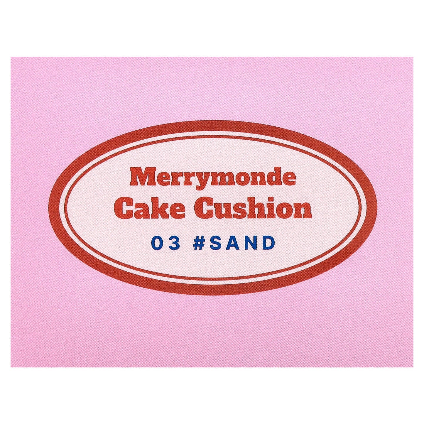 Merrymonde, Cake Cushion, SPF 40, PA ++, 03 Sand, 2 Count, (11 g) Each - Image 2