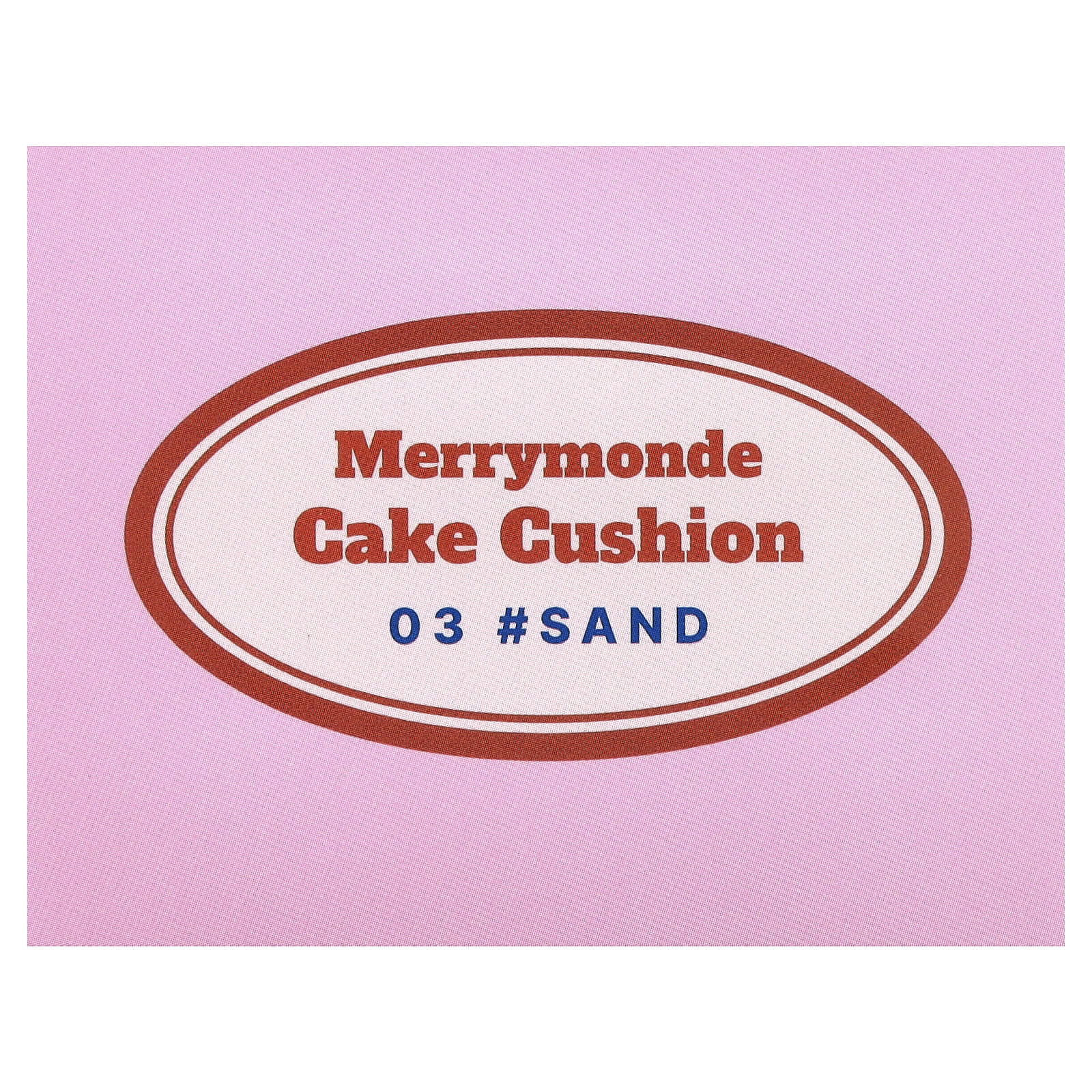 Merrymonde, Cake Cushion, SPF 40, PA ++, 03 Sand, 2 Count, (11 g) Each - Image 2