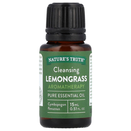 Nature's Truth, Pure Essential Oil, Cleansing Lemongrass, 0.51 fl oz (15 ml) - Image 1