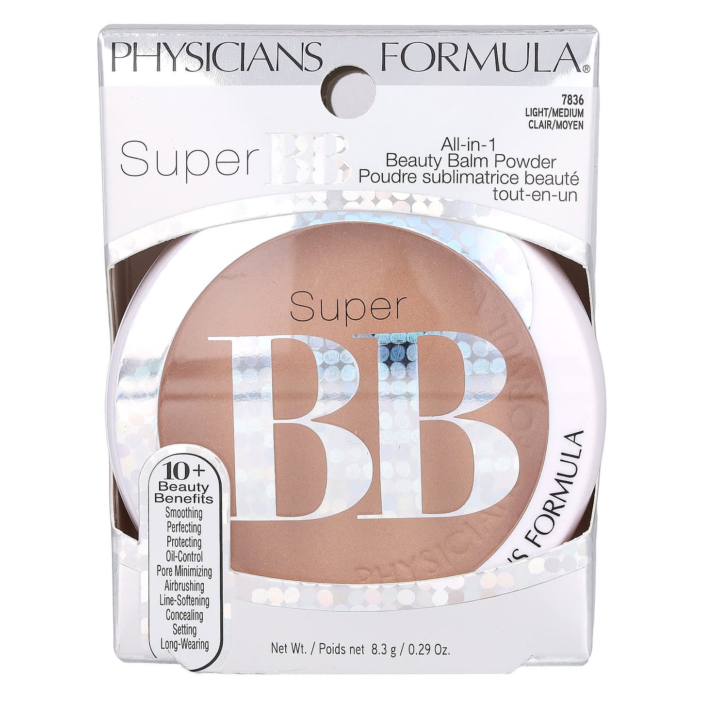 Physicians Formula, Super BB, All-in-1 Beauty Balm Powder, 7836 Light/Medium, 0.29 oz (8.3 g) - Image 2