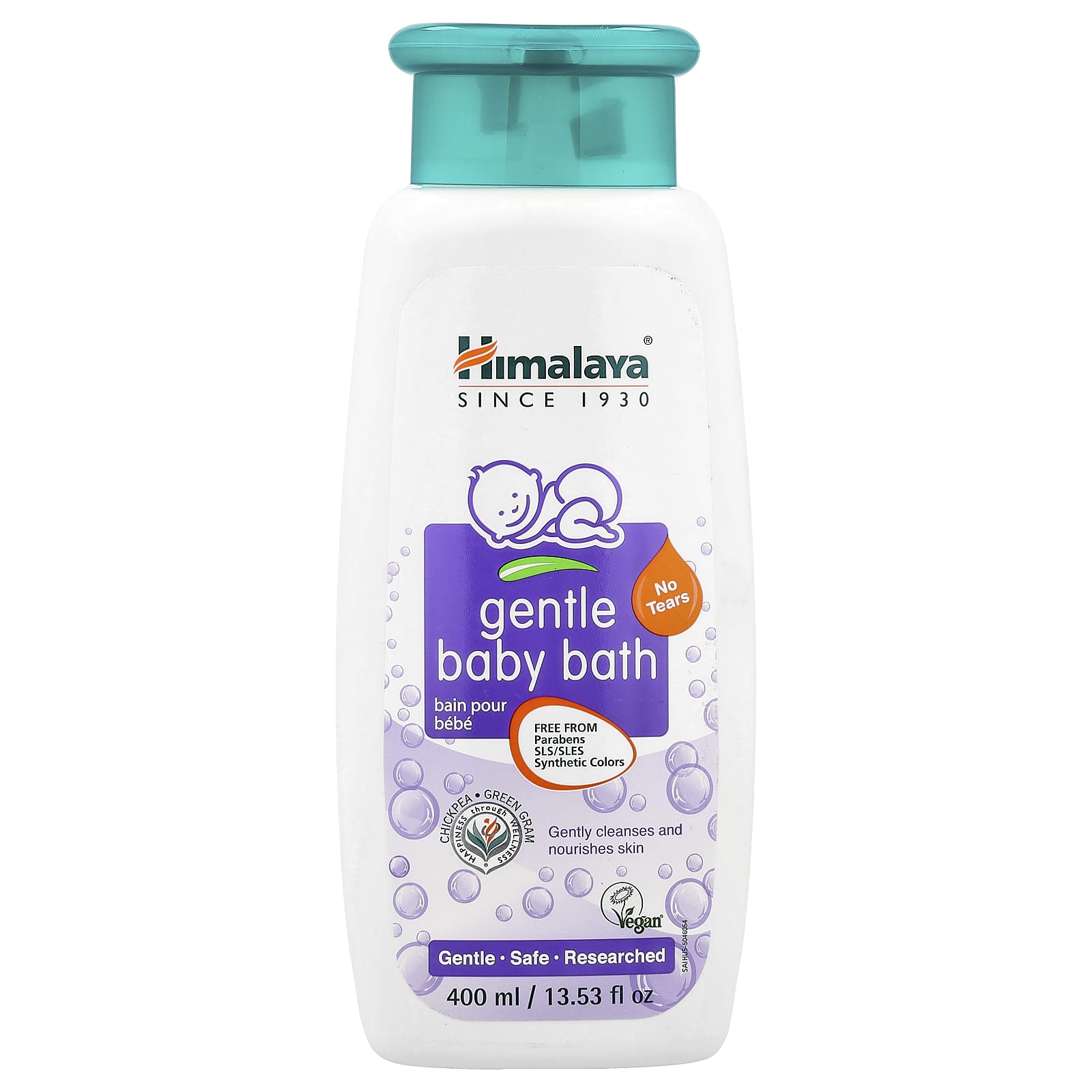 Natural Gentle Baby Bath by Himalaya - Soothe and Nourish Skin - Image 1