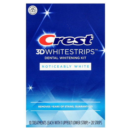 Crest 3D Whitestrips Dental Whitening Kit - Noticeably White Teeth - Image 1