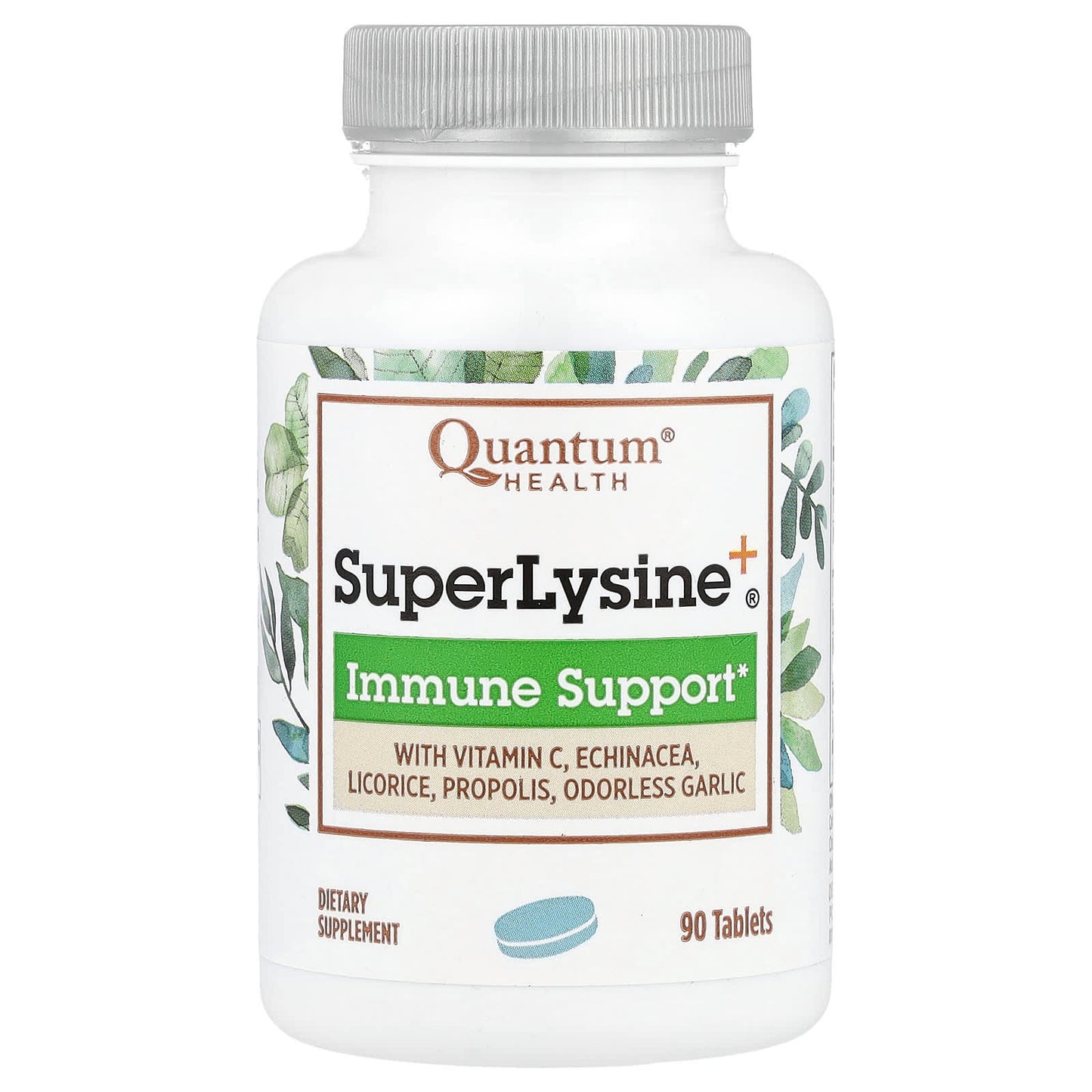 Quantum Health, SuperLysine+®, Immune Support, 90 Tablets - Image 1