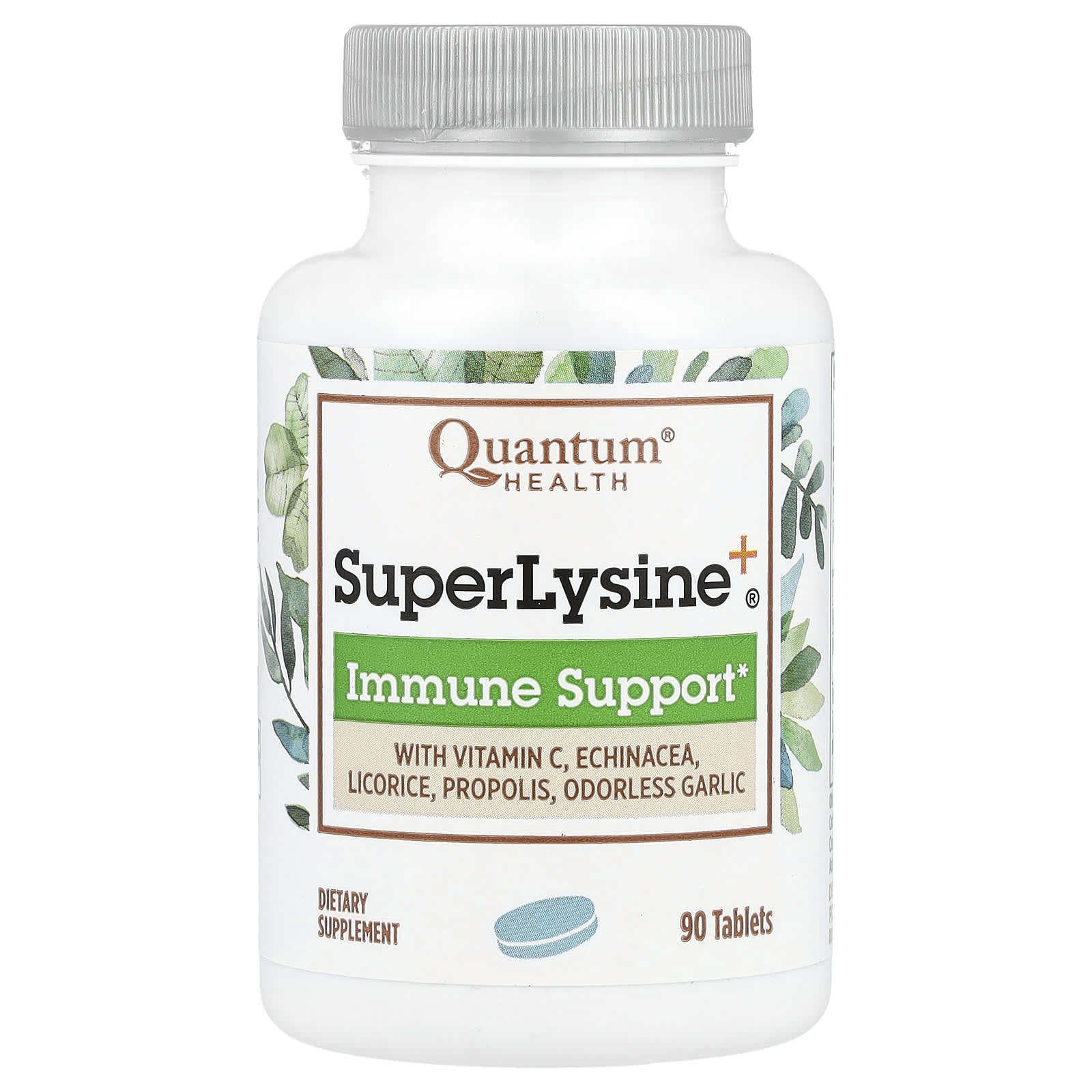 Quantum Health, SuperLysine+®, Immune Support, 90 Tablets - Image 1