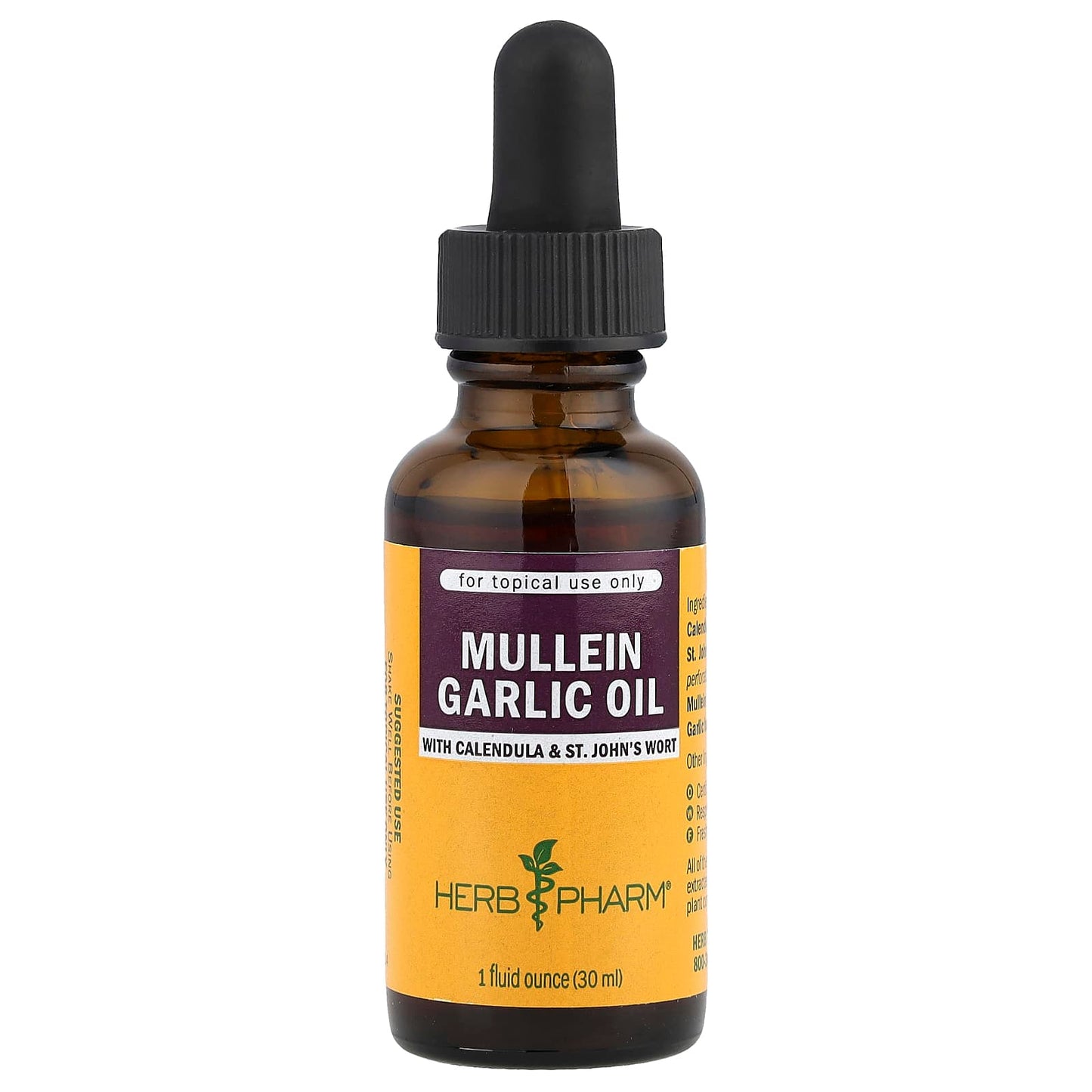 Natural Ear Relief & Pain Soothing Oil with Garlic & Calendula - Image 1