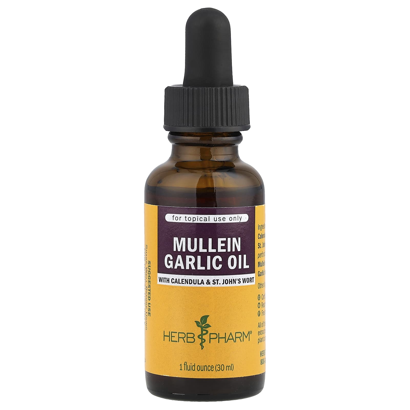 Natural Ear Relief & Pain Soothing Oil with Garlic & Calendula - Image 1