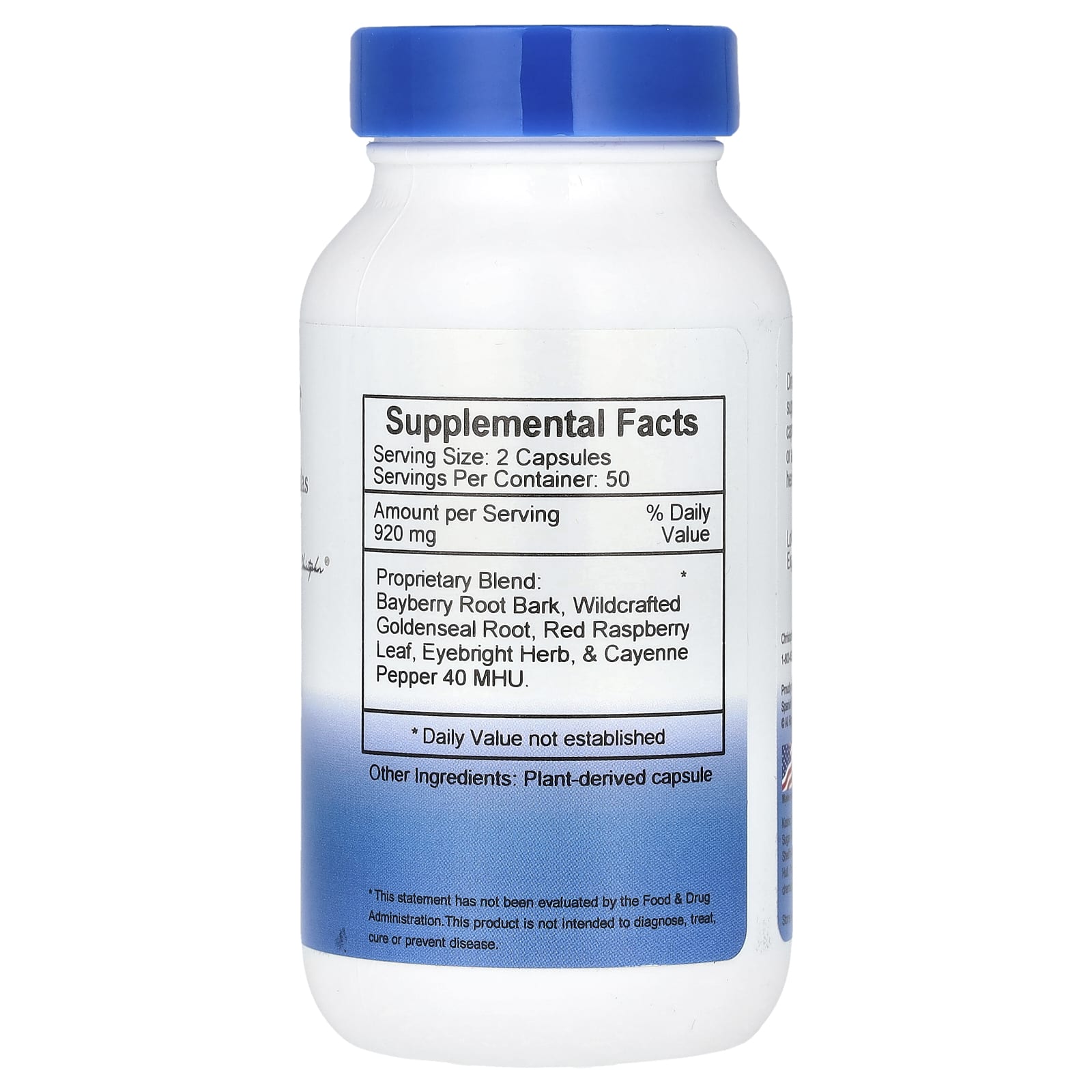 Christopher's Original Formulas, Herbal Eye Formula, 920 mg, 100 Vegetarian Caps (460 mg per Capsule)
