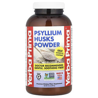 Yerba Prima Psyllium Husks Powder for Weight Loss & Colon Health