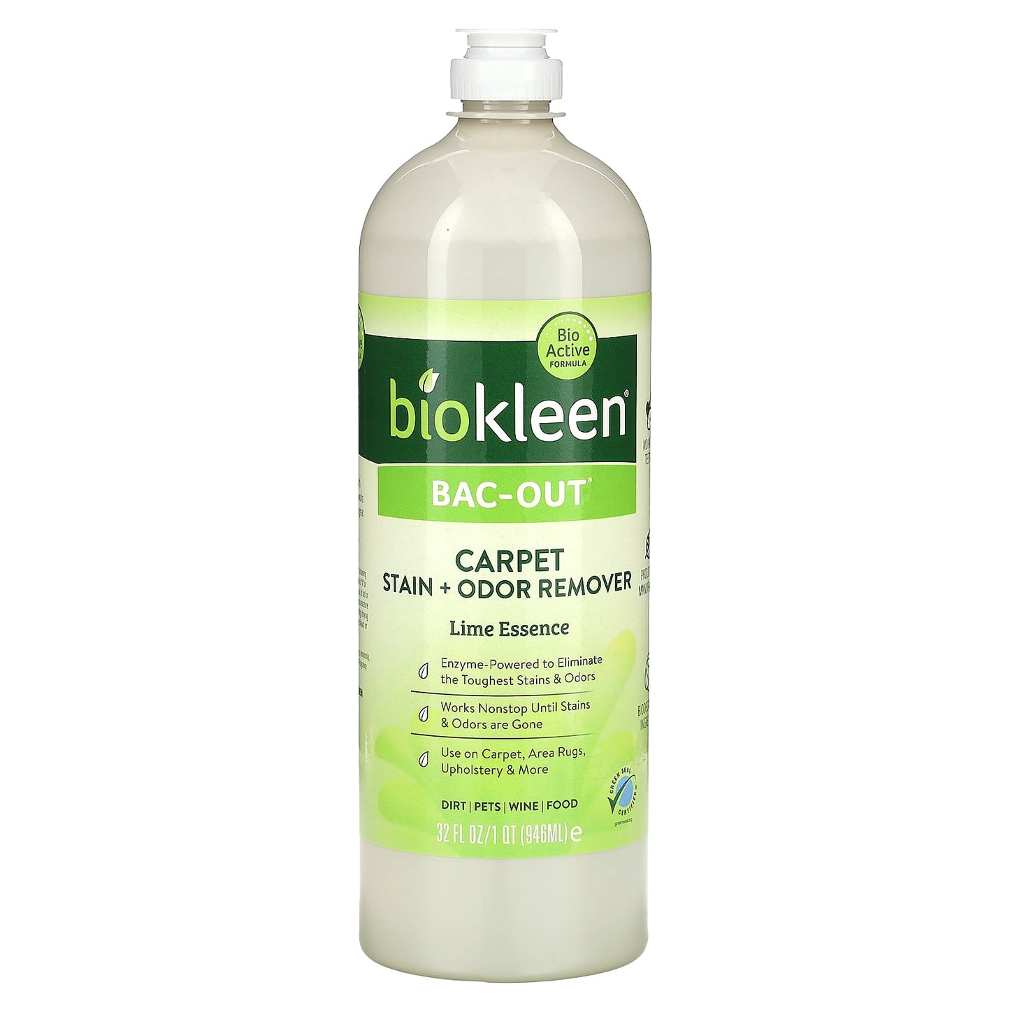 Effective Carpet Stain & Odor Removal with Biokleen Bac-Out 32oz - Image 1