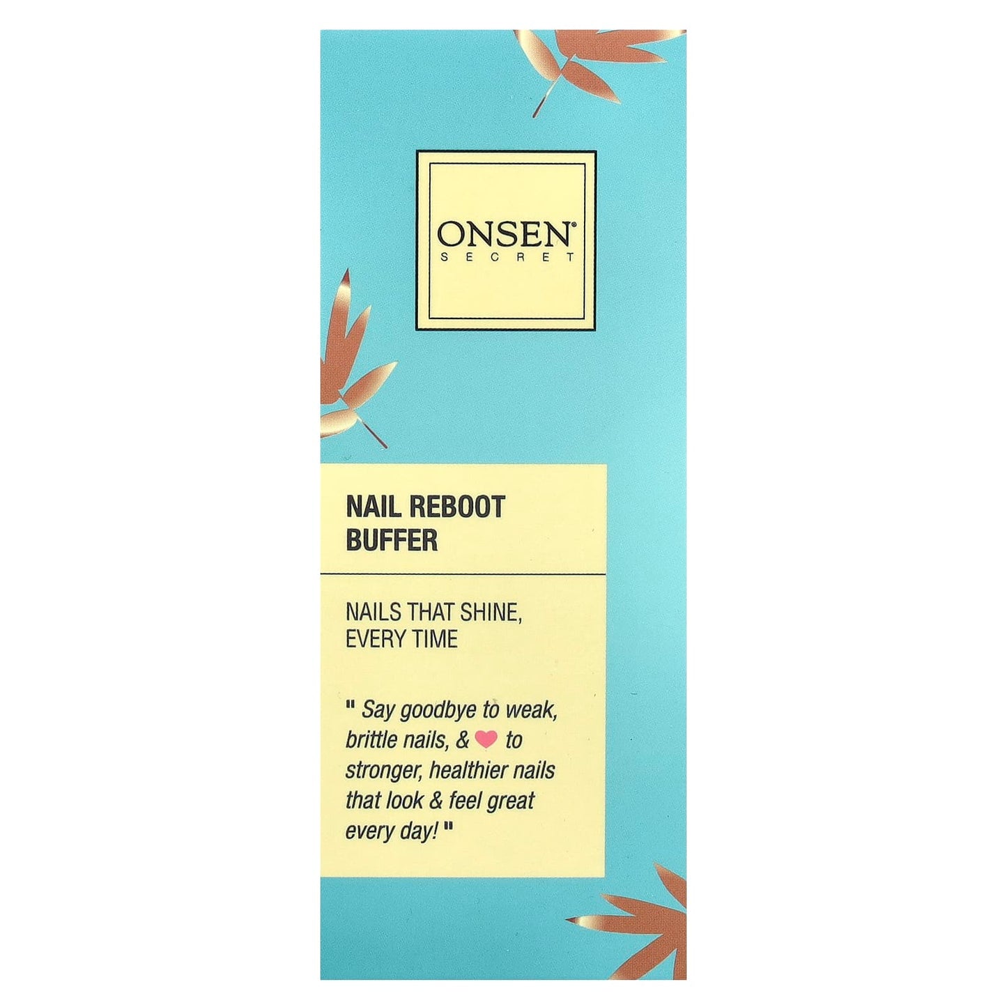 Onsen Secret, Nail Reboot Buffer, 3 Piece Set - Image 2