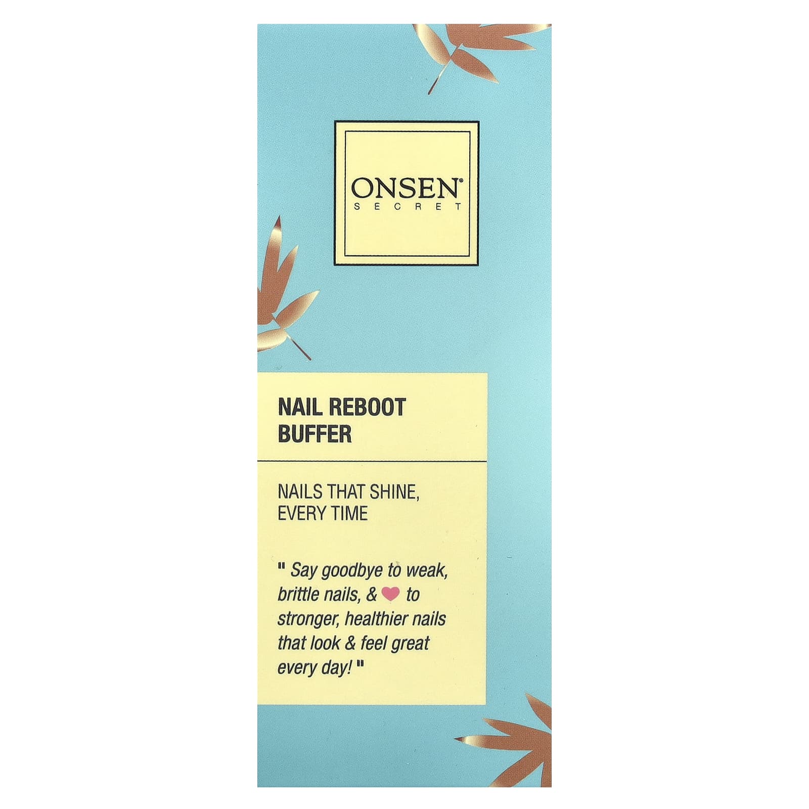Onsen Secret, Nail Reboot Buffer, 3 Piece Set - Image 2