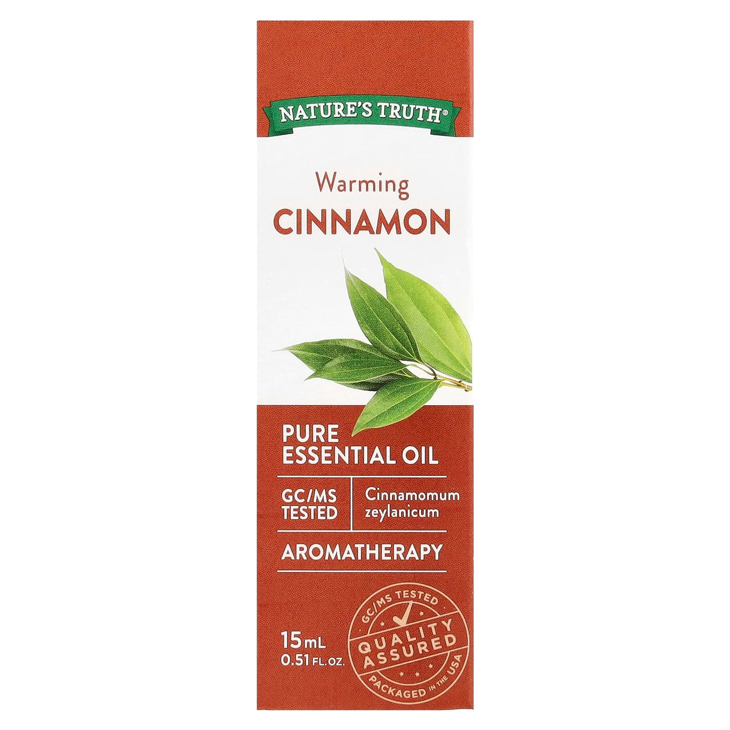 Nature's Truth, Pure Essential Oil, Warming Cinnamon, 0.51 fl oz (15 ml) - Image 2