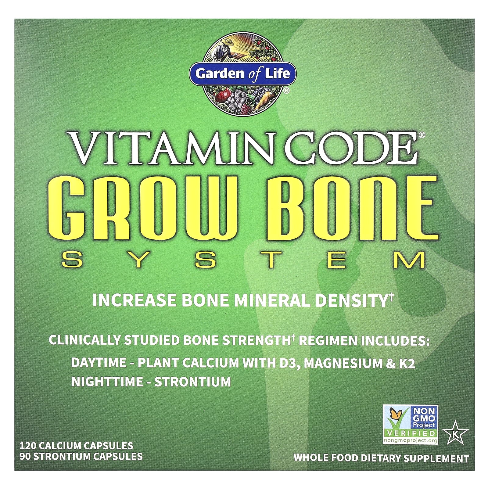 Boost Bone Health with Garden of Life Vitamin Code Grow Bone System - Image 1