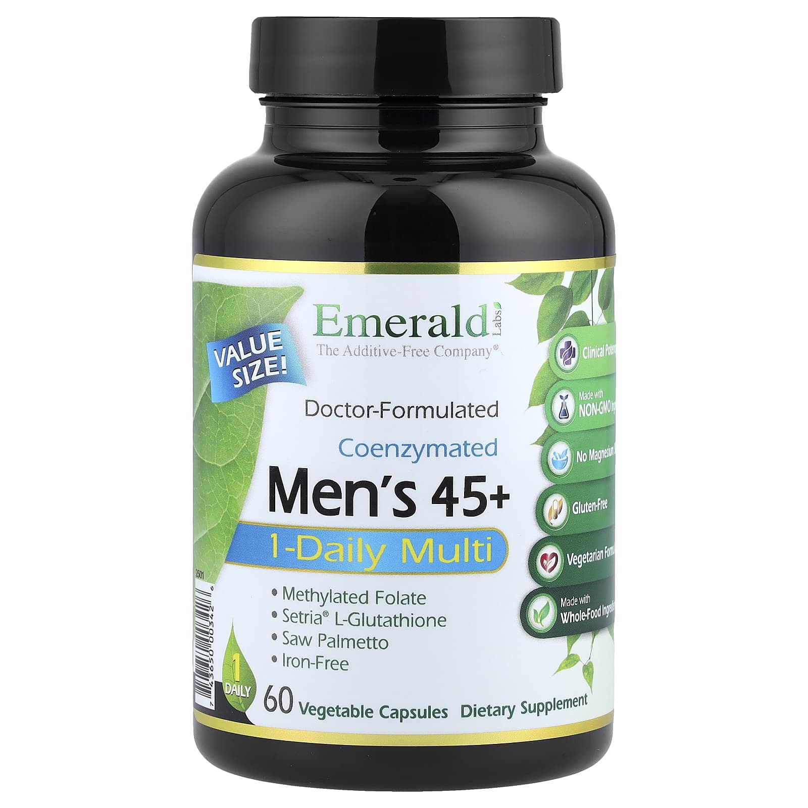 Emerald Laboratories Coenzymated Men's 45+ Daily Multi Vitamin - Image 1