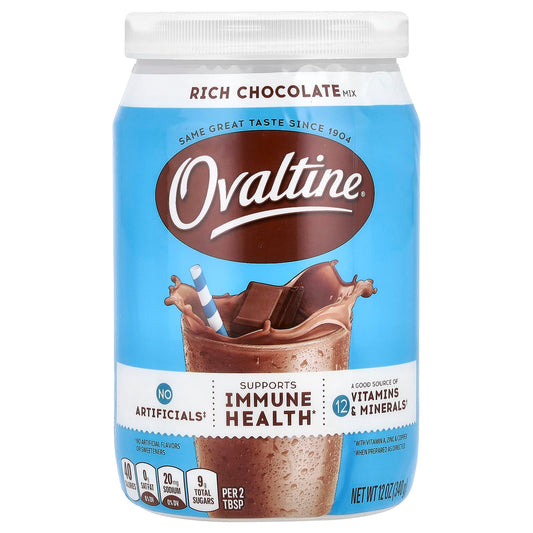 Ovaltine, Rich Chocolate Mix, 12 oz (340 g) - Image 1