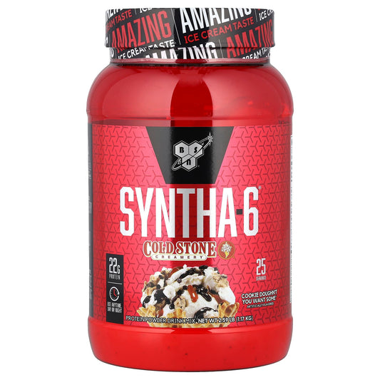 BSN Syntha-6 Protein Powder, Cookie Doughn't You Want Some - Image 1
