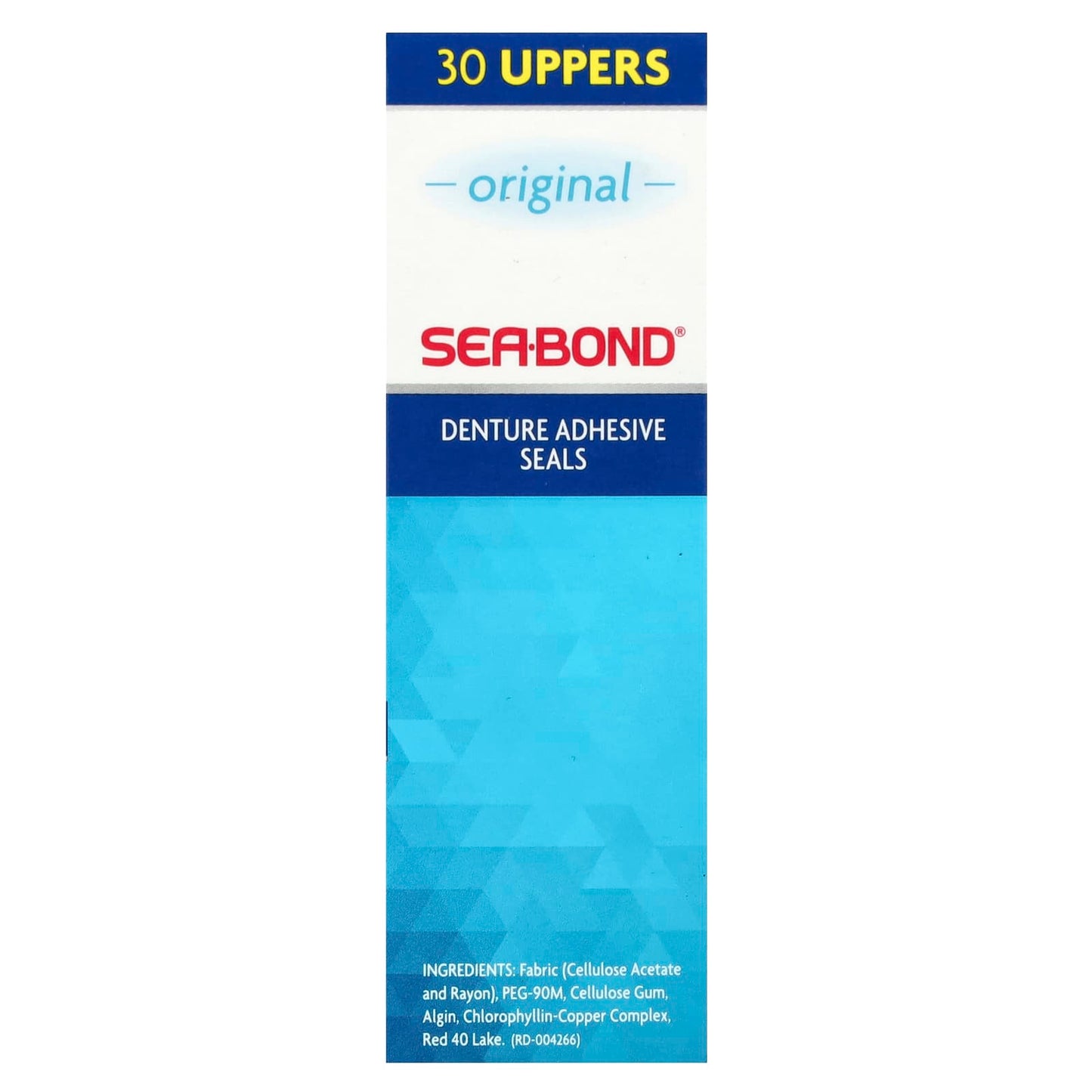 SeaBond, Denture Adhesive Seals, Original, 30 Uppers - Image 2