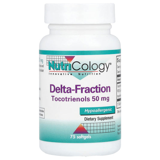 Nutricology, Delta-Fraction, Tocotrienols, 75 Softgels (50 mg per Softgel) - Image 1