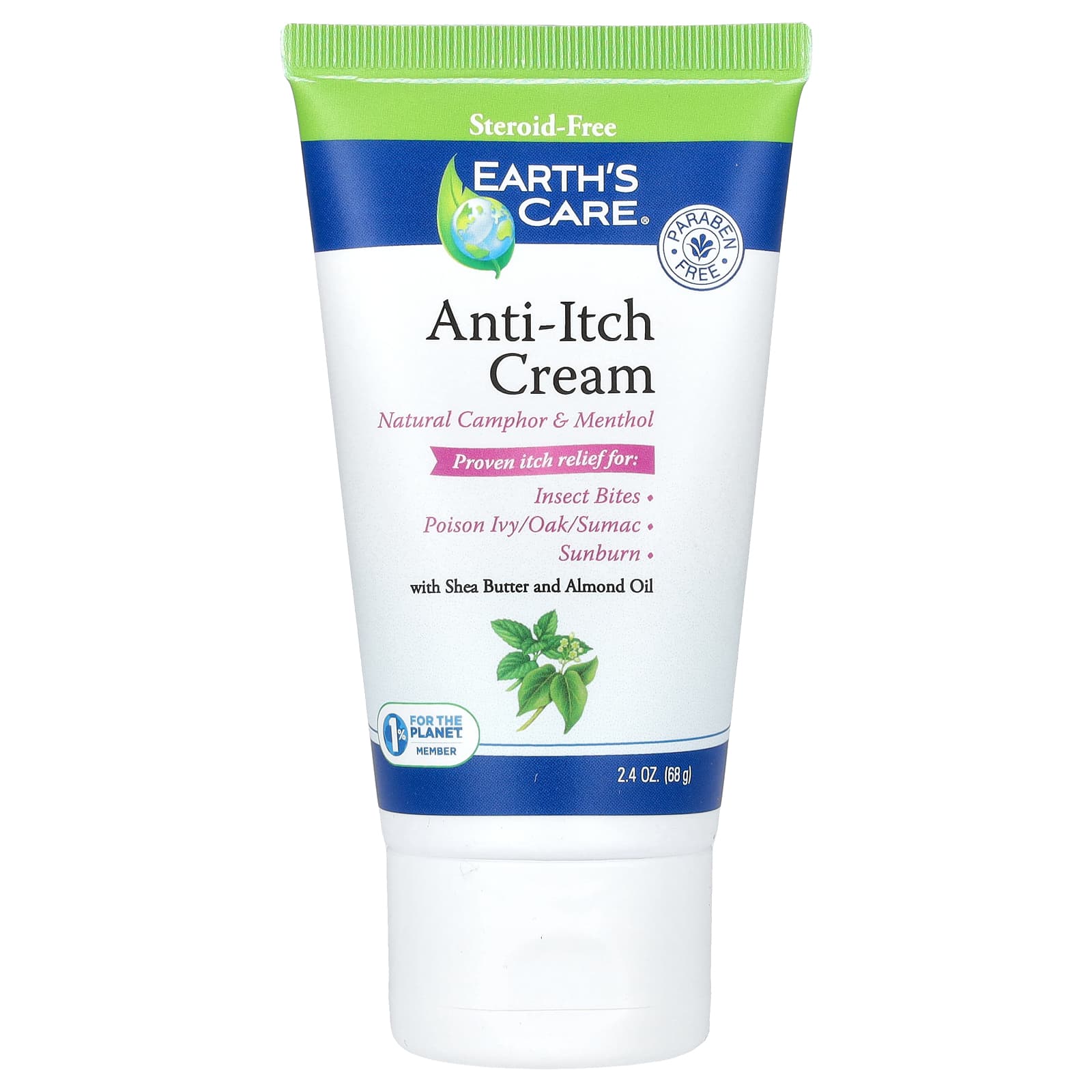 Earth's Care Anti-Itch Cream with Shea Butter & Almond Oil - Image 1