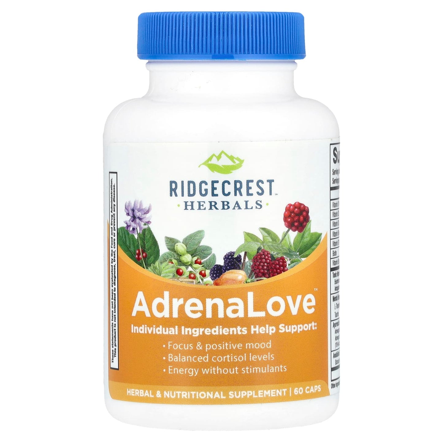 RidgeCrest Herbals, AdrenaLove™, 60 Capsules - Image 1