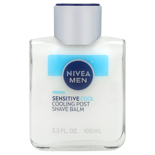 Nivea, Men, Sensitive Cooling Post Shave Balm, 3.3 fl oz (100 ml) - Image 1