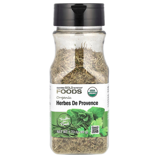 California Gold Nutrition Organic Herbes De Provence, 1.73 oz (49g) - Image 1