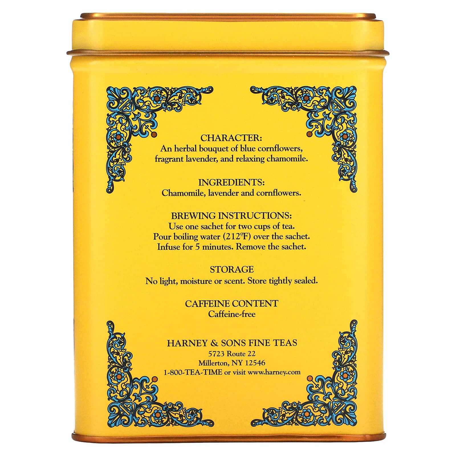 Harney & Sons Chamomile & Lavender Herbal Tea, Caffeine Free, 20 Sachets - Image 2