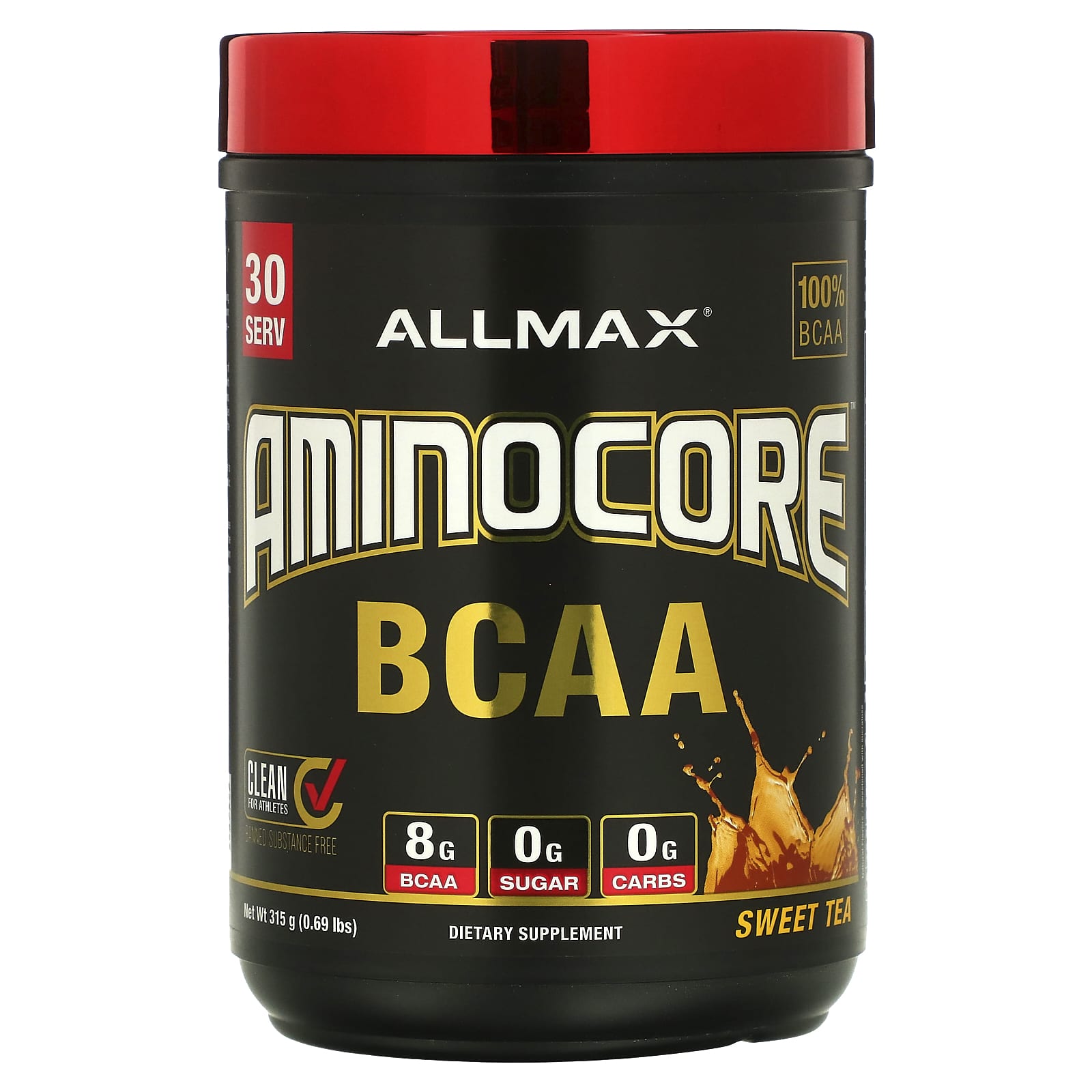 ALLMAX Aminocore BCAA Supplement - 8g BCAA for Muscle Recovery - Image 1