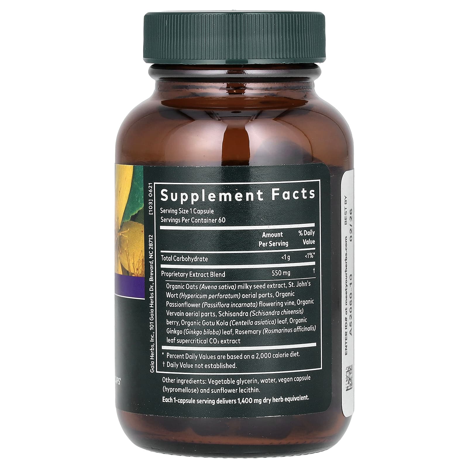 Gaia Herbs Emotional Balance Supplement for Stress Relief - Image 2