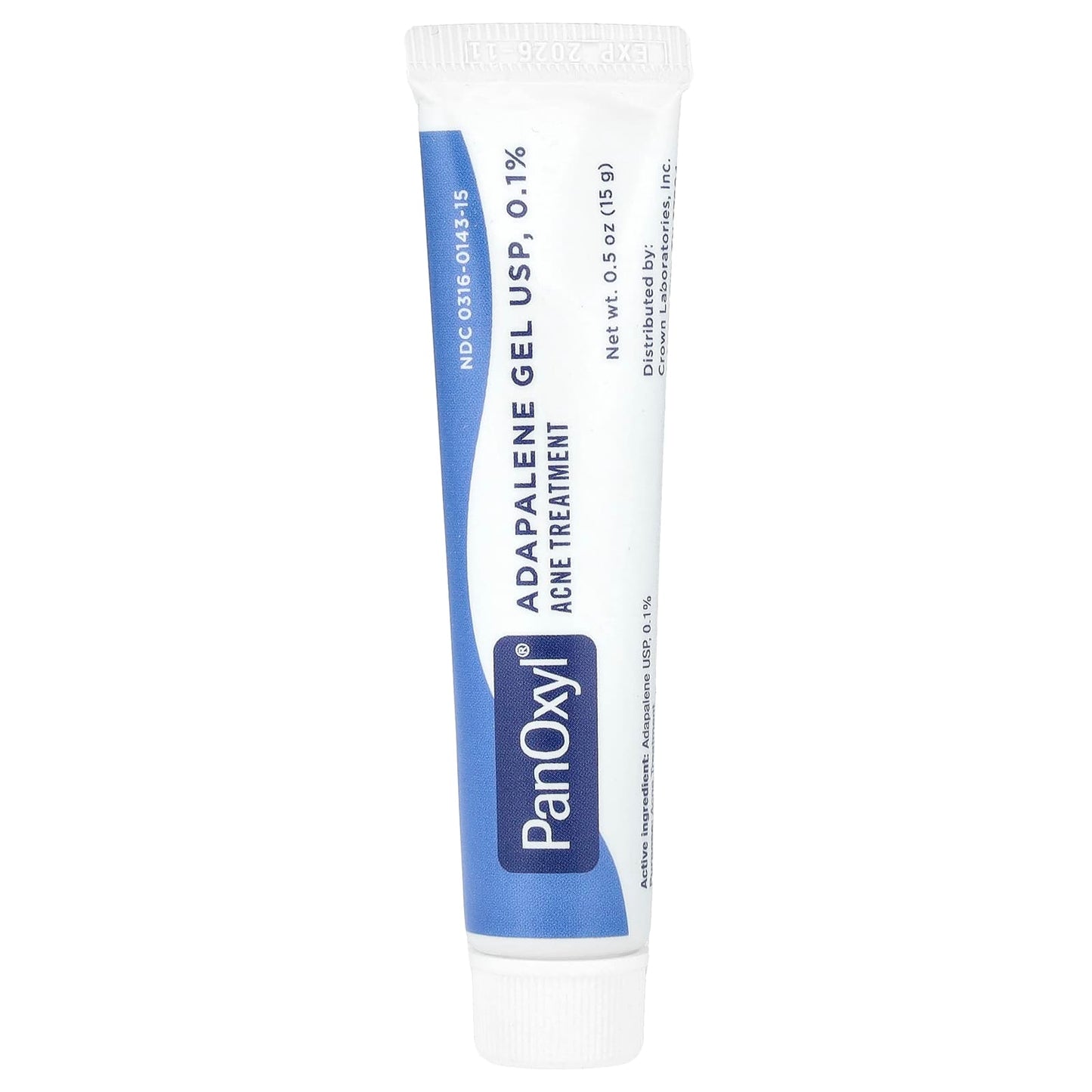 PanOxyl, Adapalene Gel USP, 0.1%, Acne Treatment, 0.5 oz (15 g) - Image 1