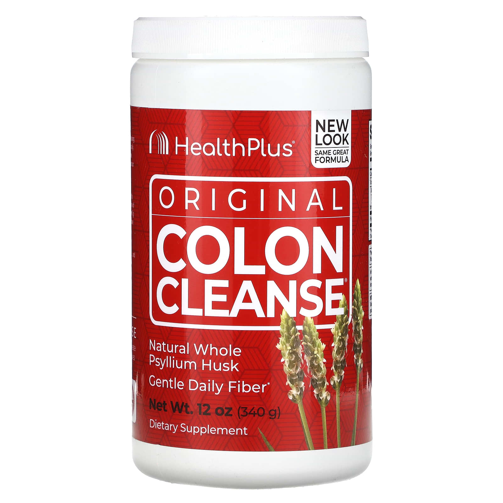 Health Plus Colon Cleanse - Natural Psyllium Husk Fiber Supplement - Image 1