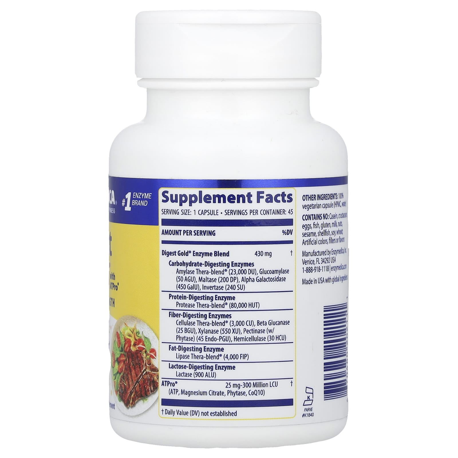 Enzymedica Digest Gold with ATPro for Maximum Digestive Health - Image 2