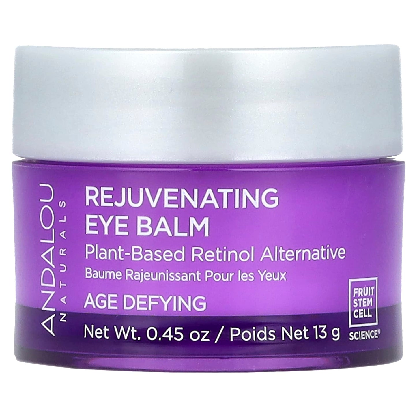 Andalou Naturals Rejuvenating Eye Balm - Plant-Based Retinol Alternative - Image 1