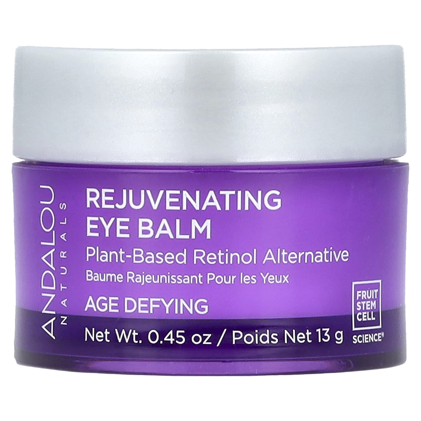 Andalou Naturals Rejuvenating Eye Balm - Plant-Based Retinol Alternative - Image 1