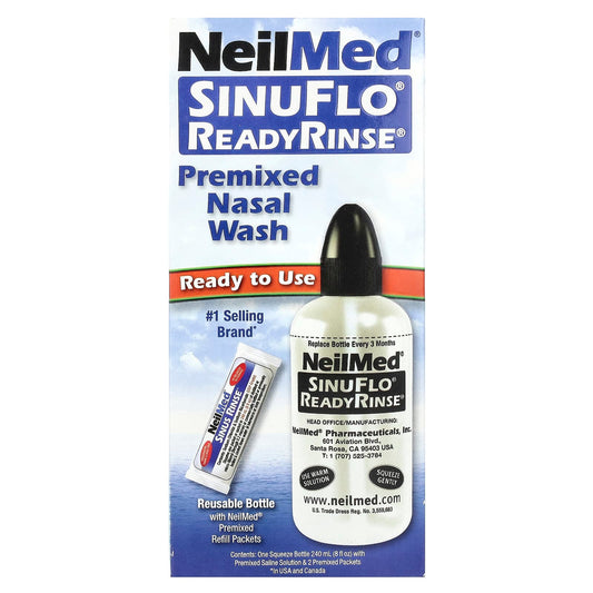 NeilMed, SinuFlo® ReadyRinse®, Premixed Nasal Wash, 2 Piece Kit - Image 1