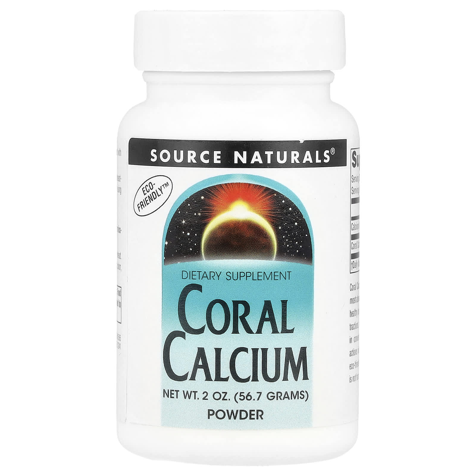 Source Naturals, Coral Calcium Powder, 2 oz (56.7 g) - Image 1